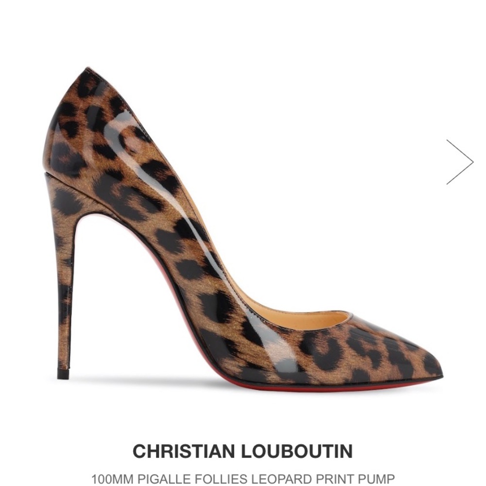 Christian Louboutin leopard pigalles